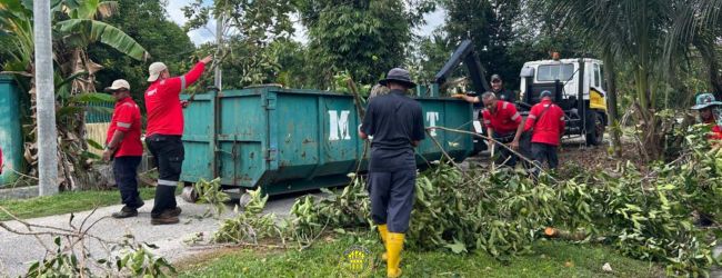 PROGRAM GOTONG-ROYONG RPT DESA SERI BAYU  BERSAMA AHLI MAJLIS ZON 7 DAN KRT